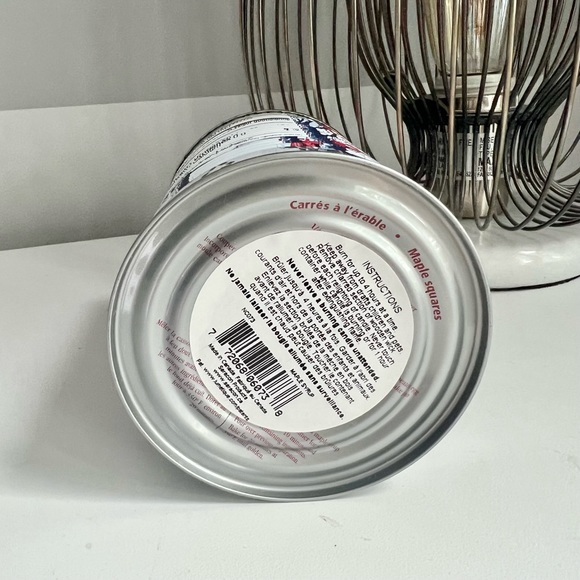 Maple Syrup Tin 4.75” Candle Wooden Wick BRAND NEW - Picture 5 of 9